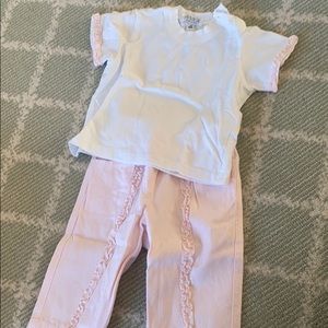MAGIL SET 18 months top 9 month RUFFLE COTTON PANT
